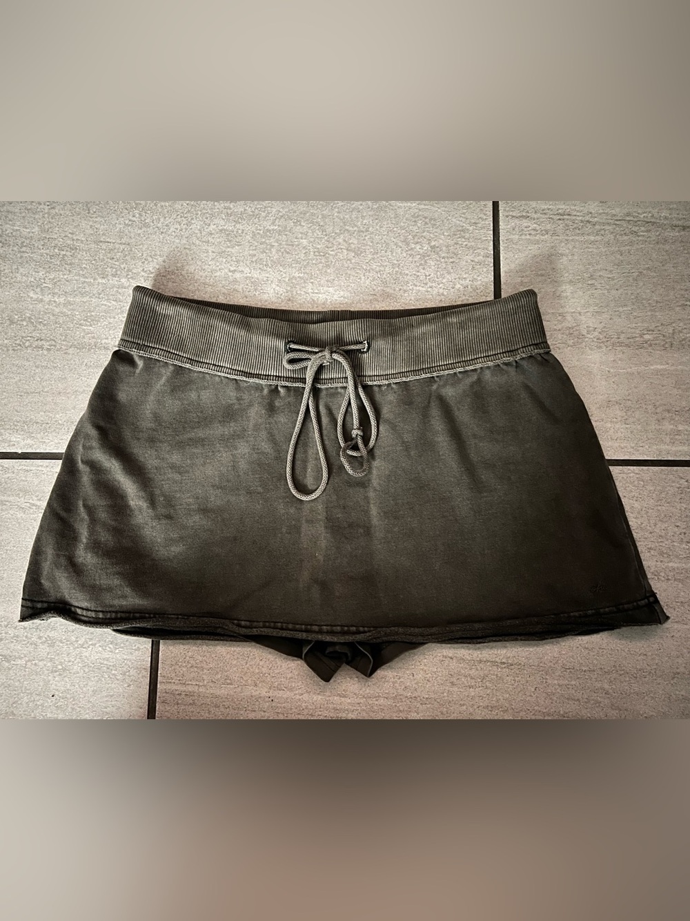 Urban Outfitters dark grey Drawstring Skort